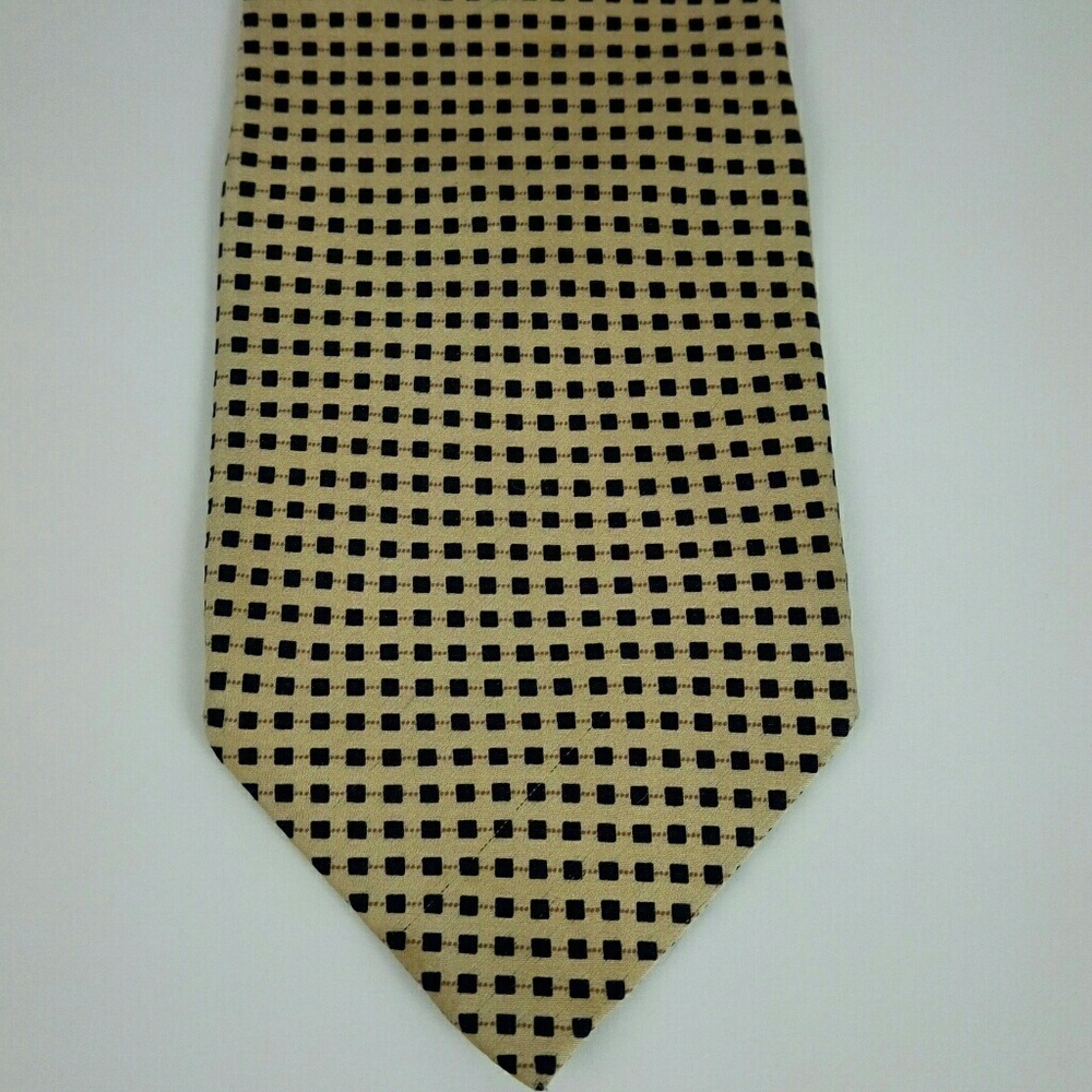Bergamo New York Yellow Silk Men's Tie